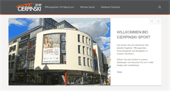 Desktop Screenshot of cierpinski-sport.de