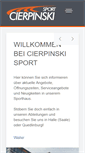 Mobile Screenshot of cierpinski-sport.de